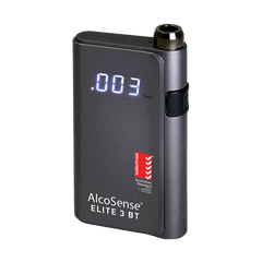 Andatech Alcohol Personal Breathalyser AlcoSense Elite 3 with Bluetooth - Black - Australia Breathalyser