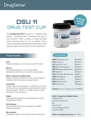 DrugSense DSU11 (PACK of 5) - Urine Drug Test Kit