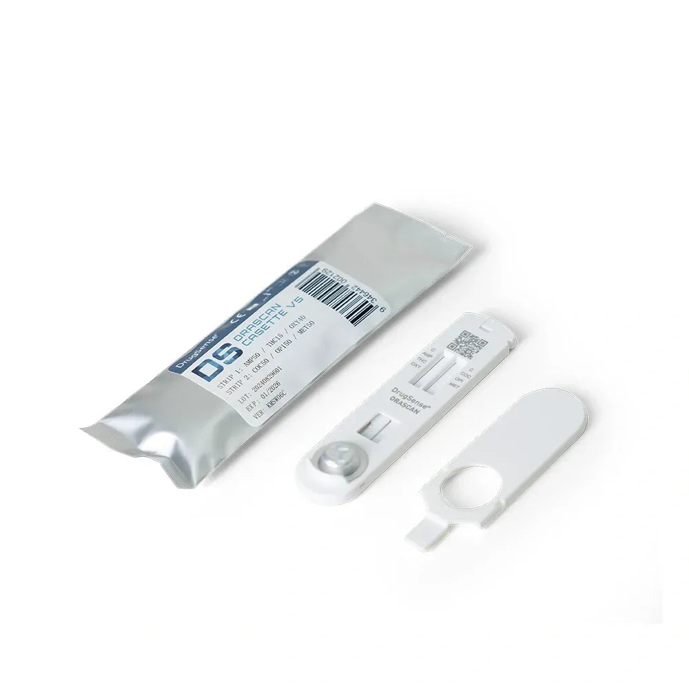 DrugSense OraScan Saliva & Surface Drug Test Cassette V5 (Pack of 5)