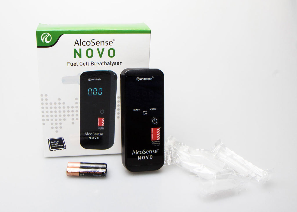 Andatech Alcohol Personal Breathalyser Alcosense Novo Fuel Cell Sensor - Australia Breathalyser