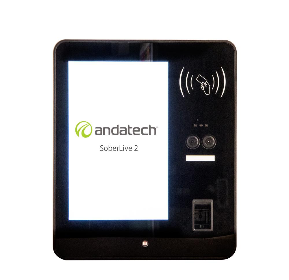 Andatech Soberlive FR Facial Recognition Wall Mounted Breathalyser - Black 3
