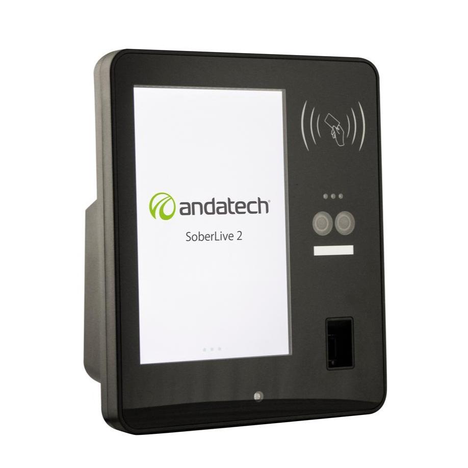 Andatech Soberlive FR Facial Recognition Wall Mounted Breathalyser - Black 4